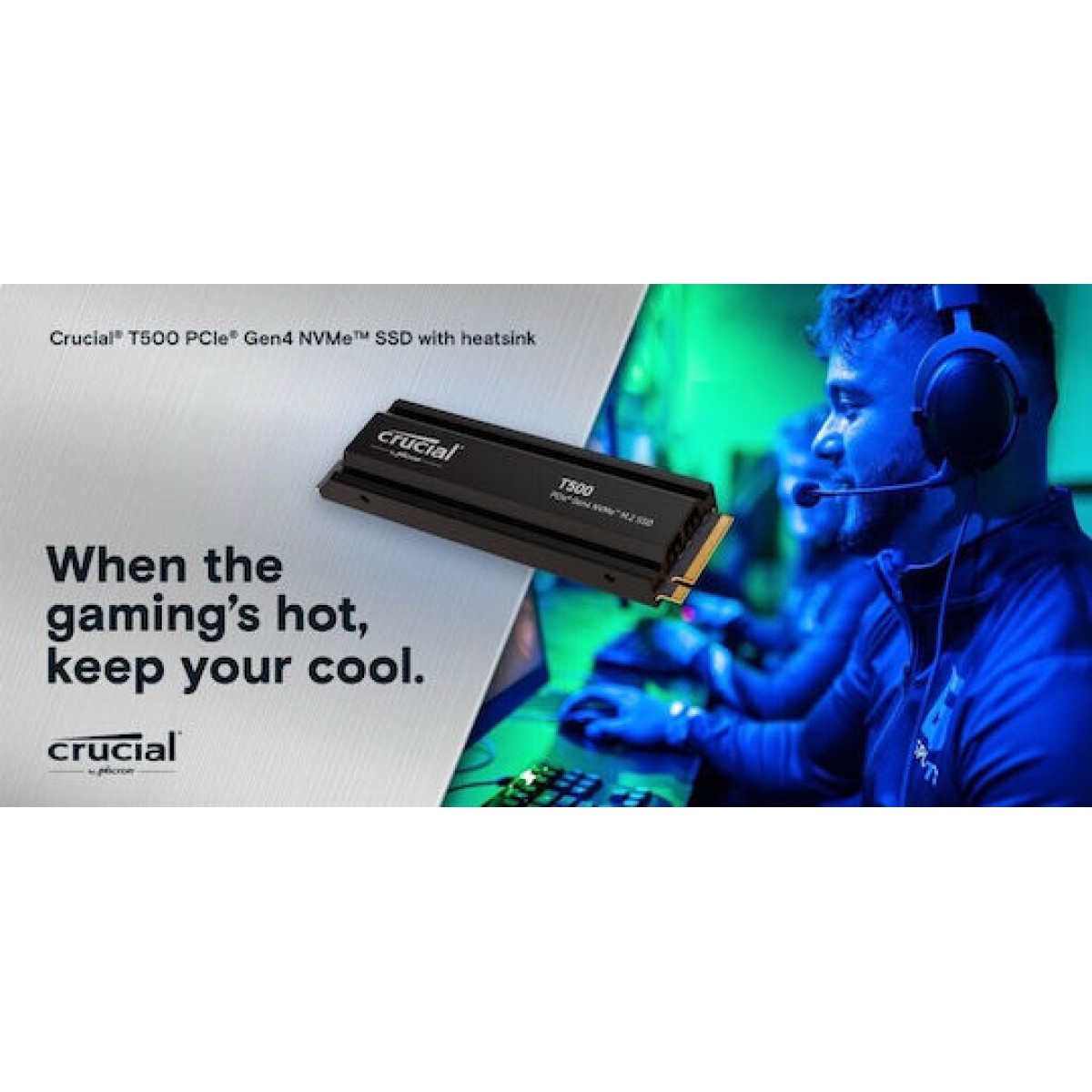 Crucial T500 SSD 2TB M.2 NVMe PCI Express 4.0