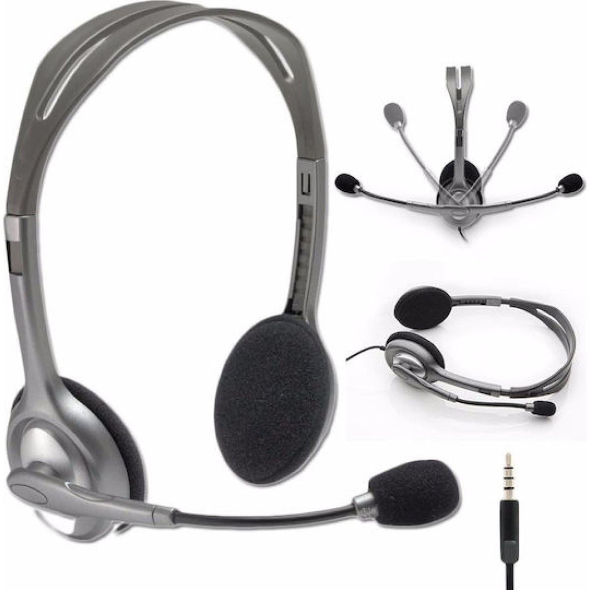 Logitech H111 On Ear Multimedia Ακουστικά με μικροφωνο και σύνδεση 3.5mm Jack