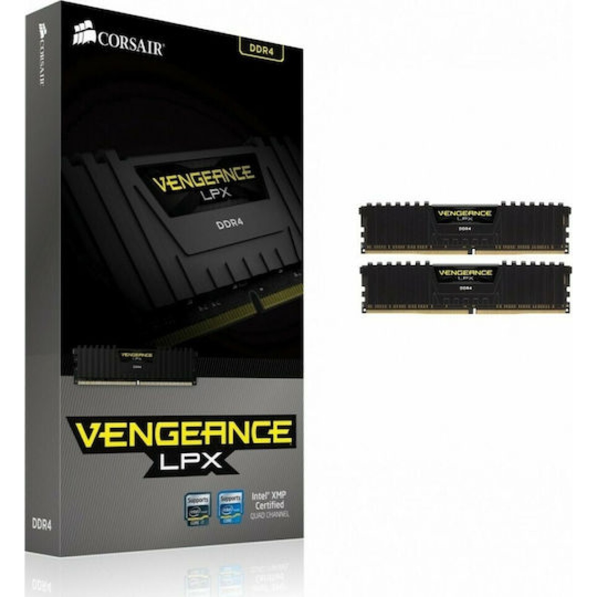 Corsair Vengeance LPX DDR4 16GB RAM με 2x8GB Modules και Ταχύτητα 2133 για Desktop