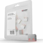 Lindy USB Port Blockers Ροζ 10τμχ (40460)