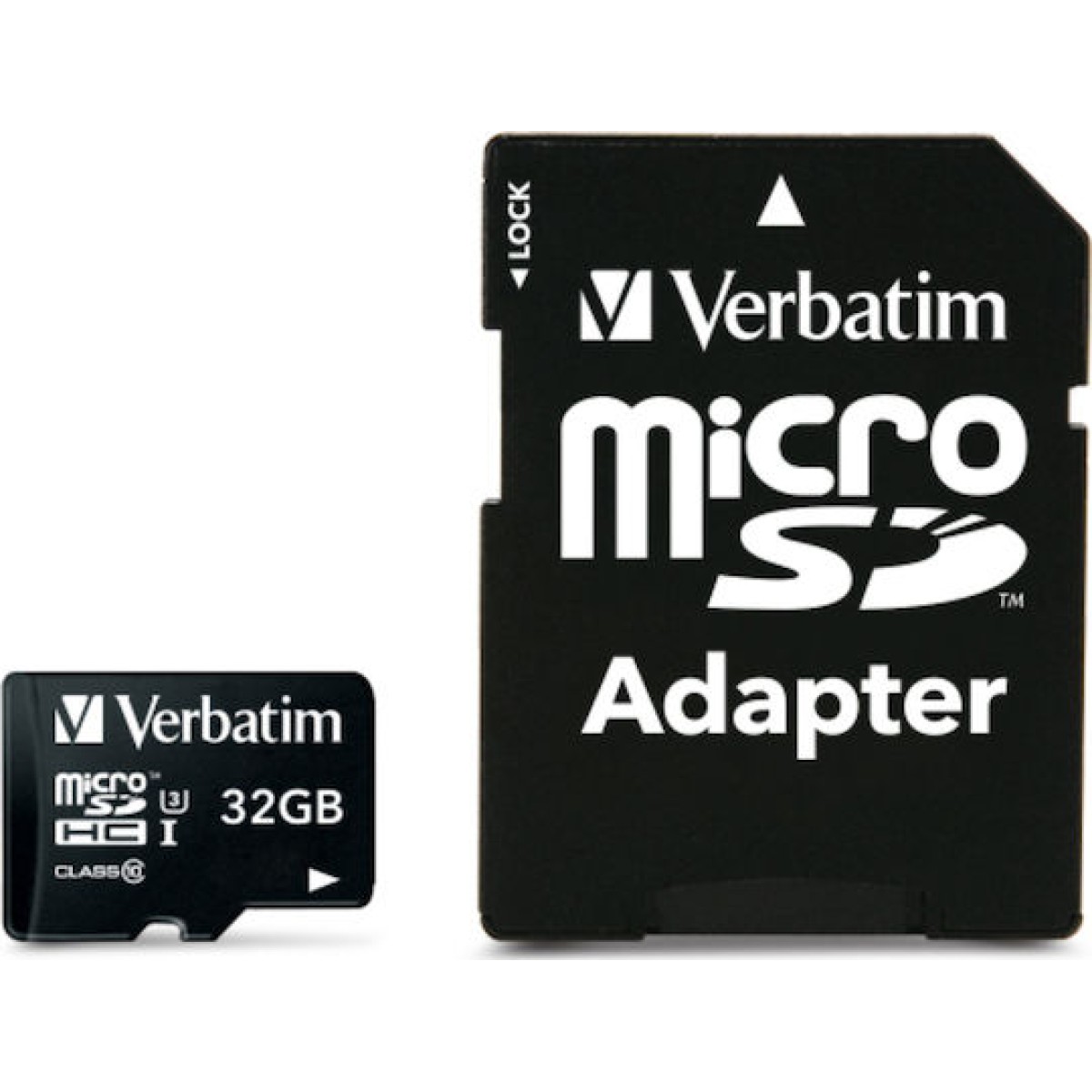 Verbatim Pro microSDHC 32GB Class 10 U3 UHS-I με αντάπτορα