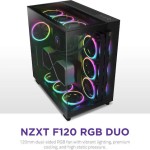 NZXT F120 RGB Duo Case Fan με Σύνδεση 4-Pin PWM