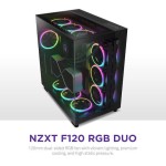 NZXT F120 RGB Duo Case Fan με Σύνδεση 4-Pin PWM