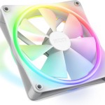 NZXT F120 RGB Duo Case Fan με Σύνδεση 4-Pin PWM Λευκό