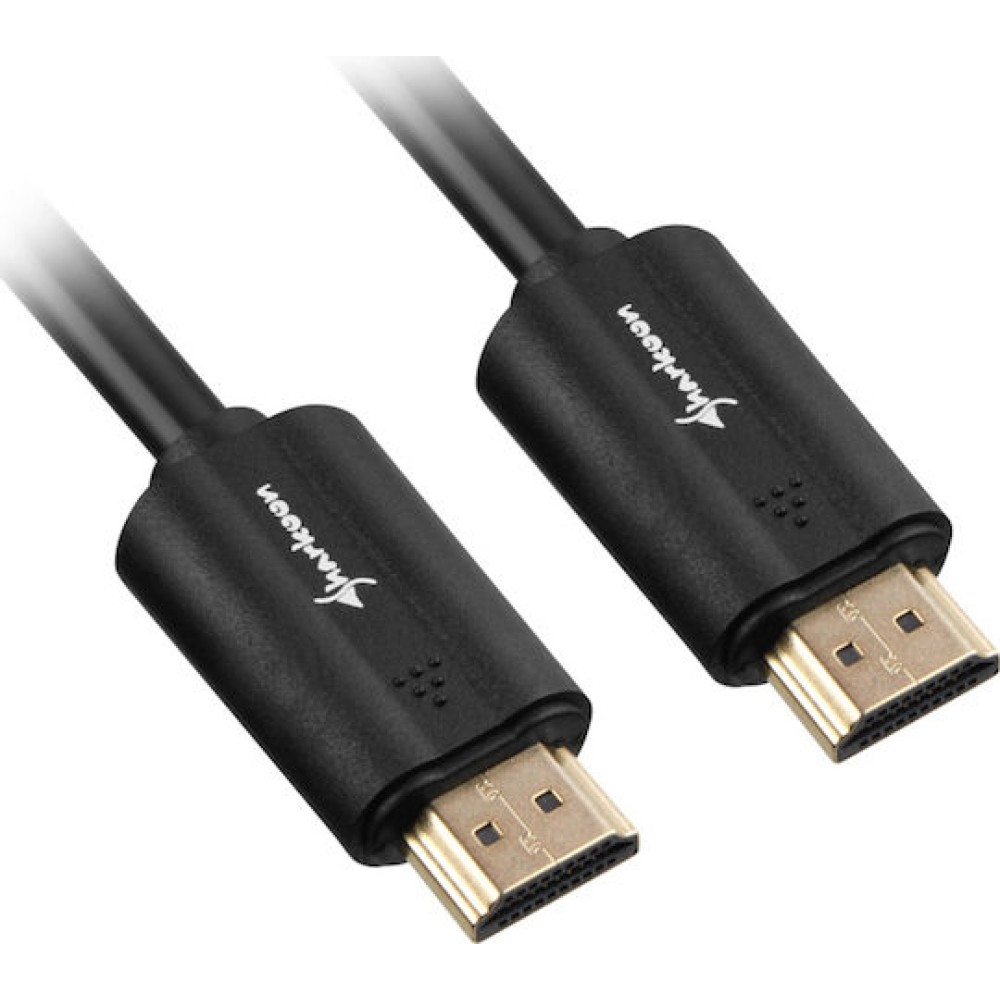 Sharkoon HDMI 2.0 Cable HDMI male - HDMI male 5m Μαύρο