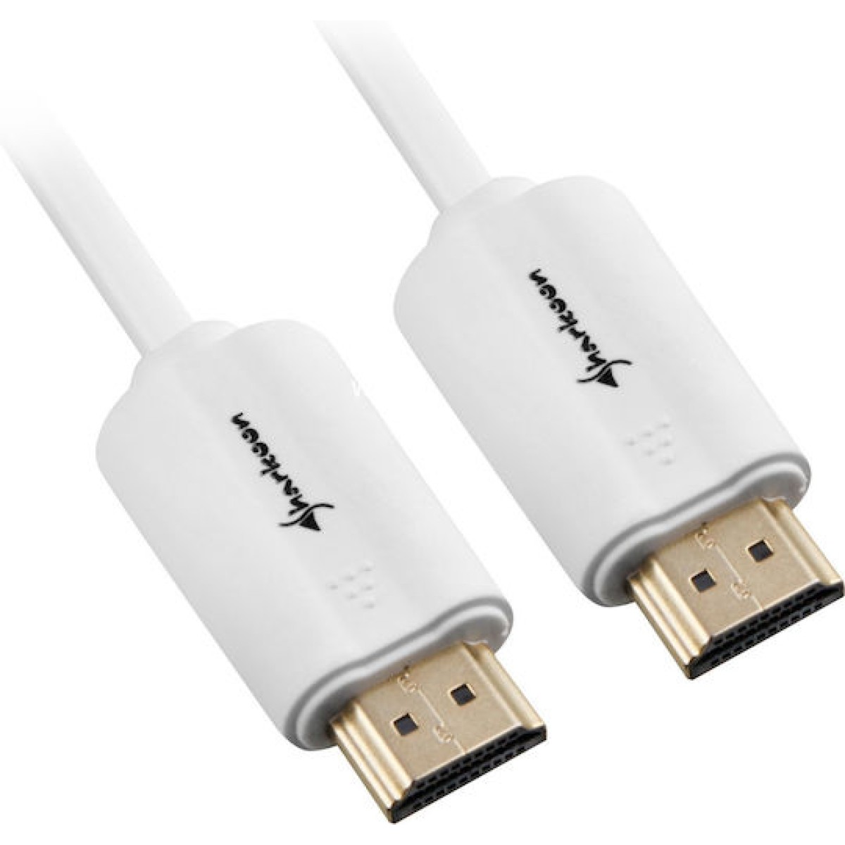 Sharkoon HDMI 2.0 Cable HDMI male - HDMI male 1m Λευκό