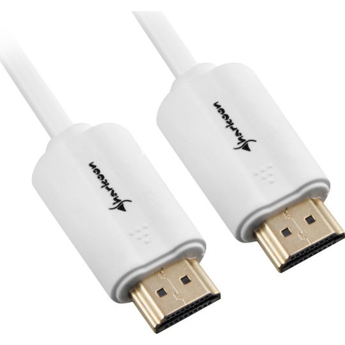 Sharkoon HDMI 2.0 Cable HDMI male - HDMI male 2m Λευκό