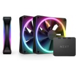 NZXT F120 RGB Duo Case Fan με Σύνδεση 4-Pin PWM 3τμχ