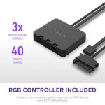 NZXT F120 RGB Duo Case Fan με Σύνδεση 4-Pin PWM 3τμχ