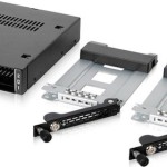 Icy Dock ToughArmor EX Industrial Rugged Full Metal 2x 2.5 Inch SATA/SAS HDD/SSD Mobile Rack for External 3.5 Inch Drive Bay Μαύρο (MB492SKL-B)