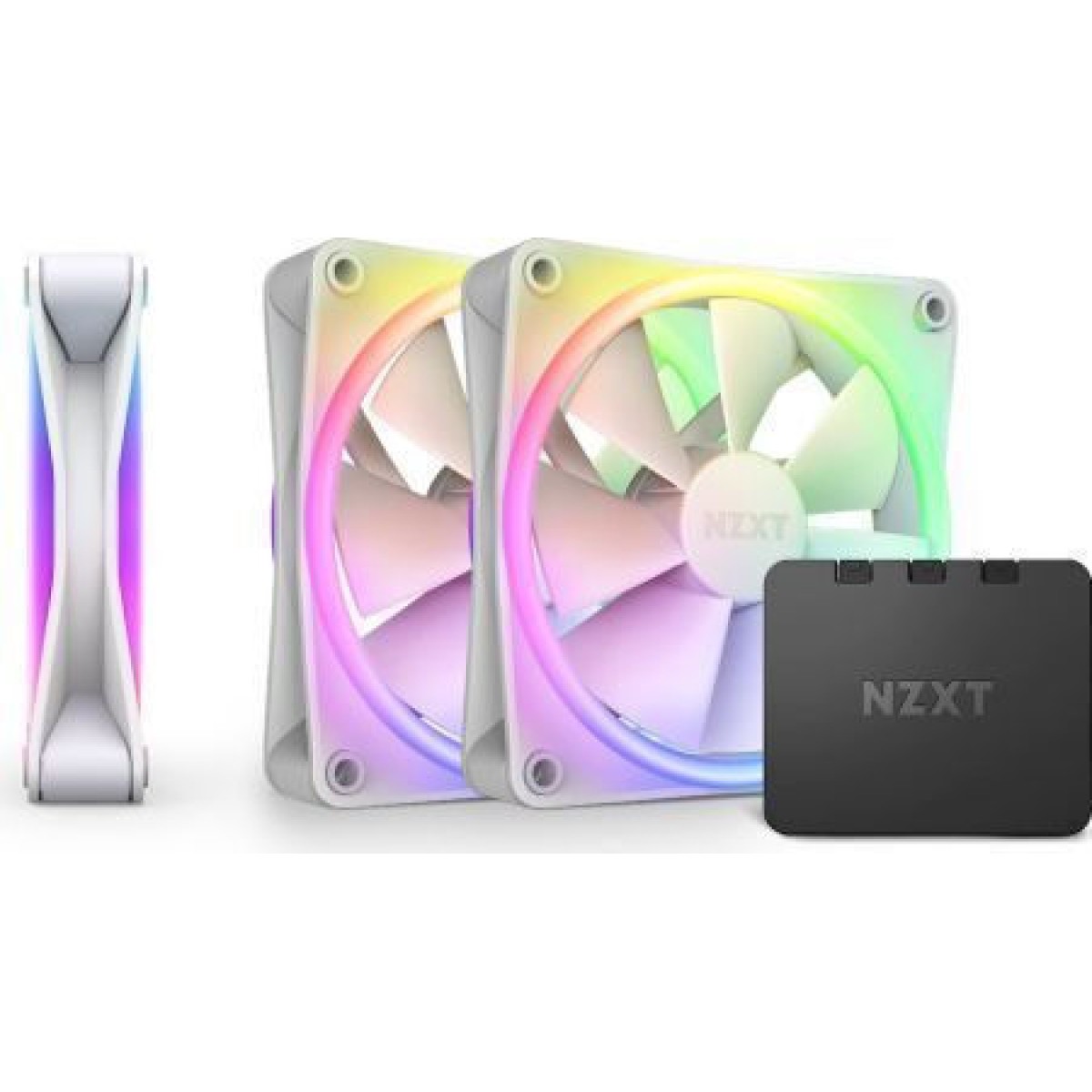 NZXT F120 RGB Duo Case Fan με Σύνδεση 4-Pin PWM Λευκό