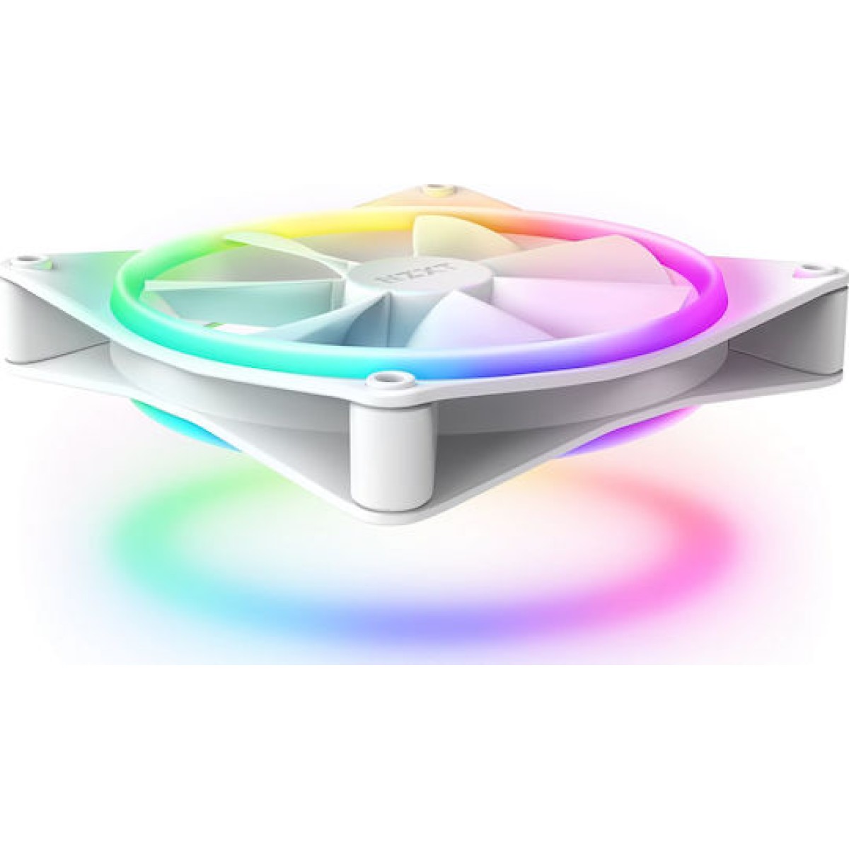 NZXT F140 RGB Duo Case Fan με Σύνδεση 4-Pin PWM Λευκό