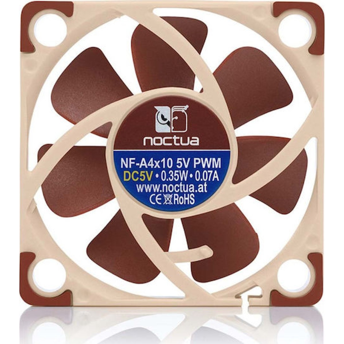 Noctua NF-A4X10 5V FLX Case Fan 40mm με Σύνδεση 3-Pin Καφέ