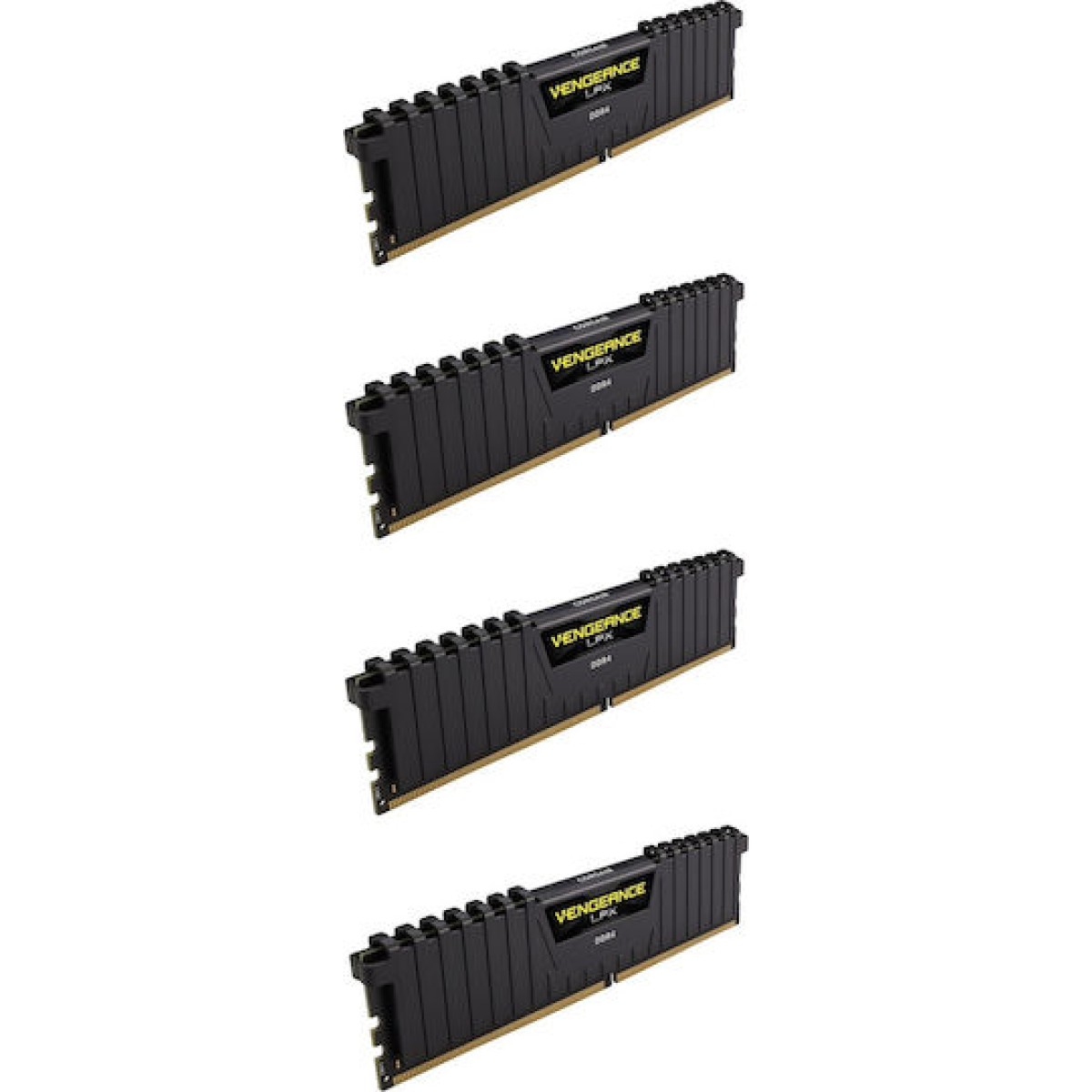 Corsair Vengeance LPX DDR4 64GB RAM με 4x16GB Modules και Ταχύτητα 2400 για Desktop