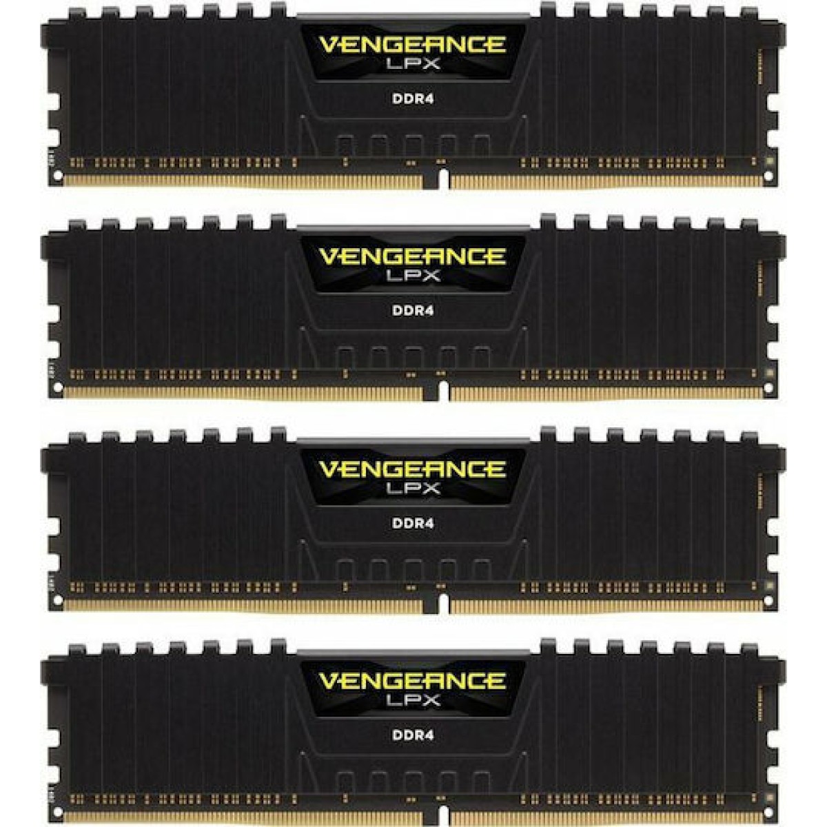 Corsair Vengeance LPX DDR4 64GB RAM με 4x16GB Modules και Ταχύτητα 2666 για Desktop