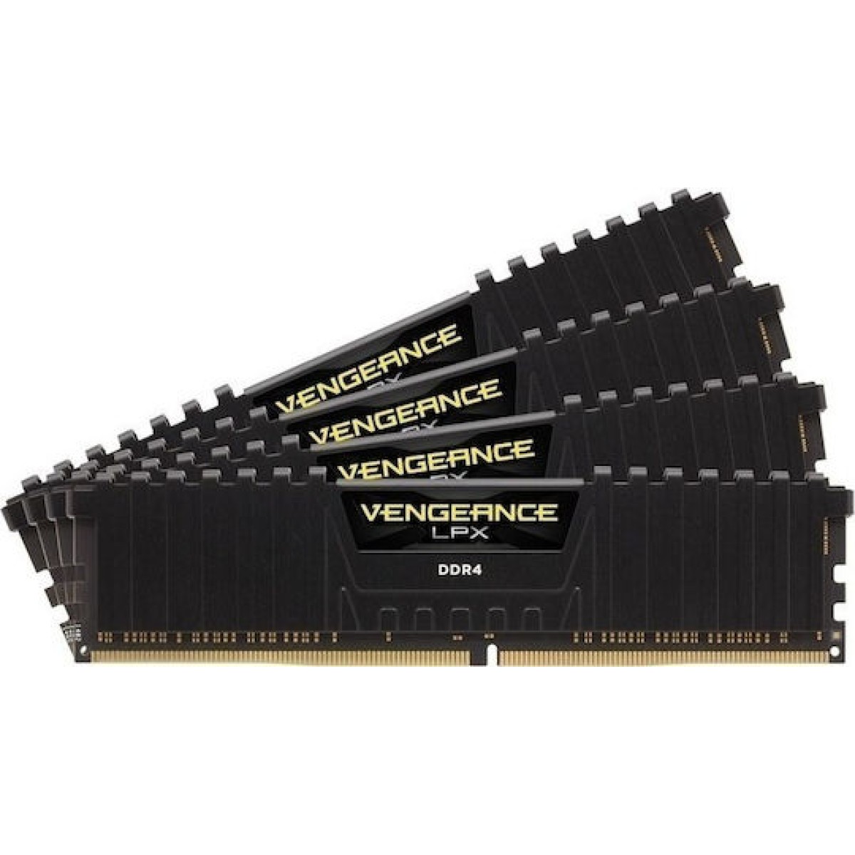 Corsair Vengeance LPX DDR4 64GB RAM με 4x16GB Modules και Ταχύτητα 2666 για Desktop