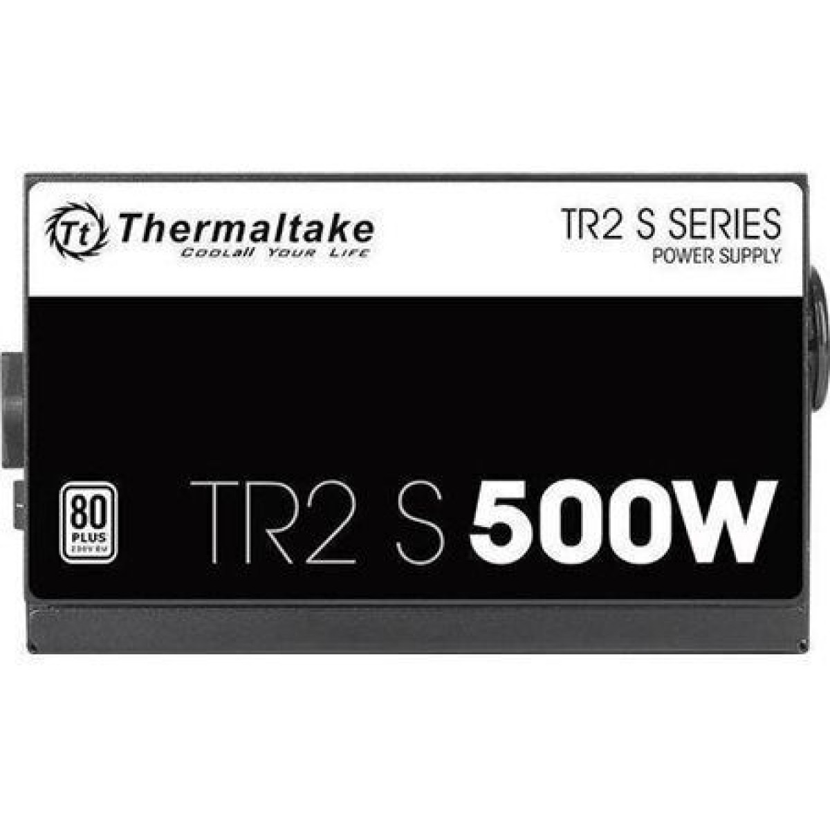 Thermaltake TR2 S 500W Μαύρο Τροφοδοτικό Υπολογιστή Full Wired 80 Plus Standard