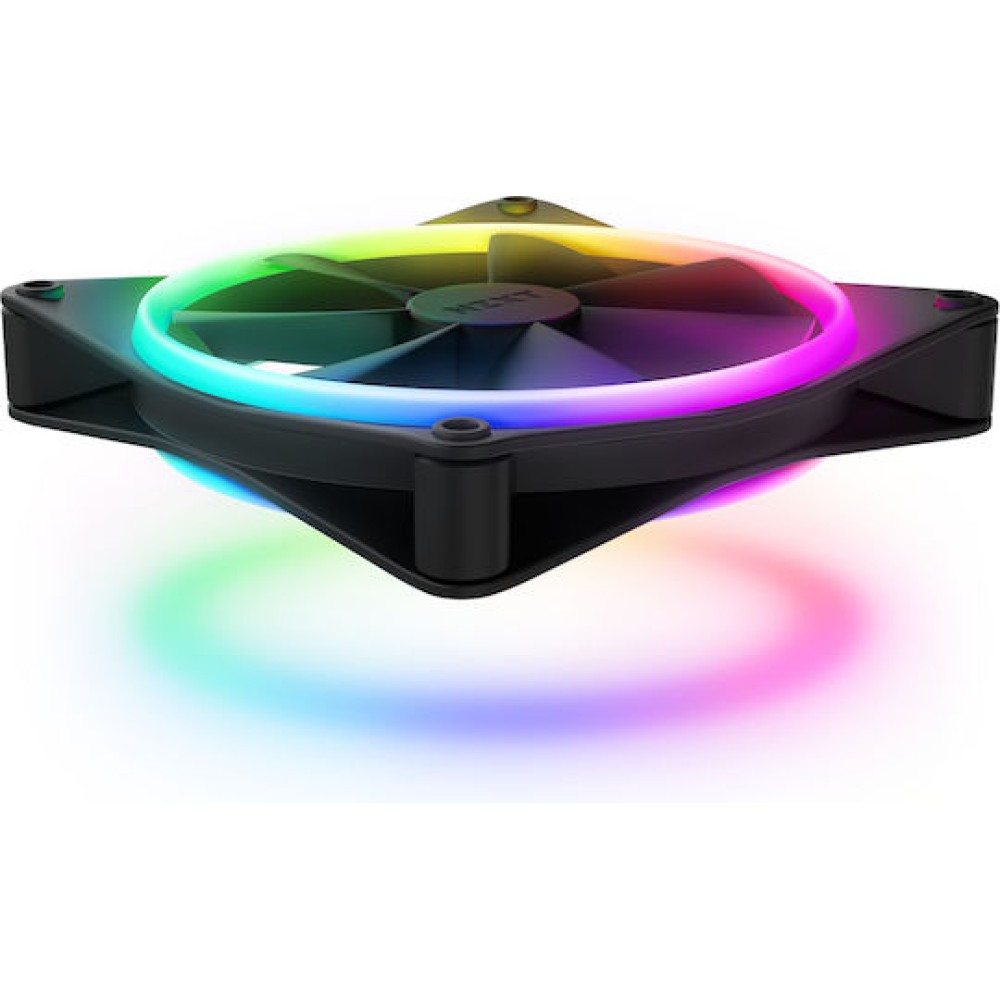 NZXT F140 RGB Duo Case Fan με Σύνδεση 4-Pin PWM 2τμχ