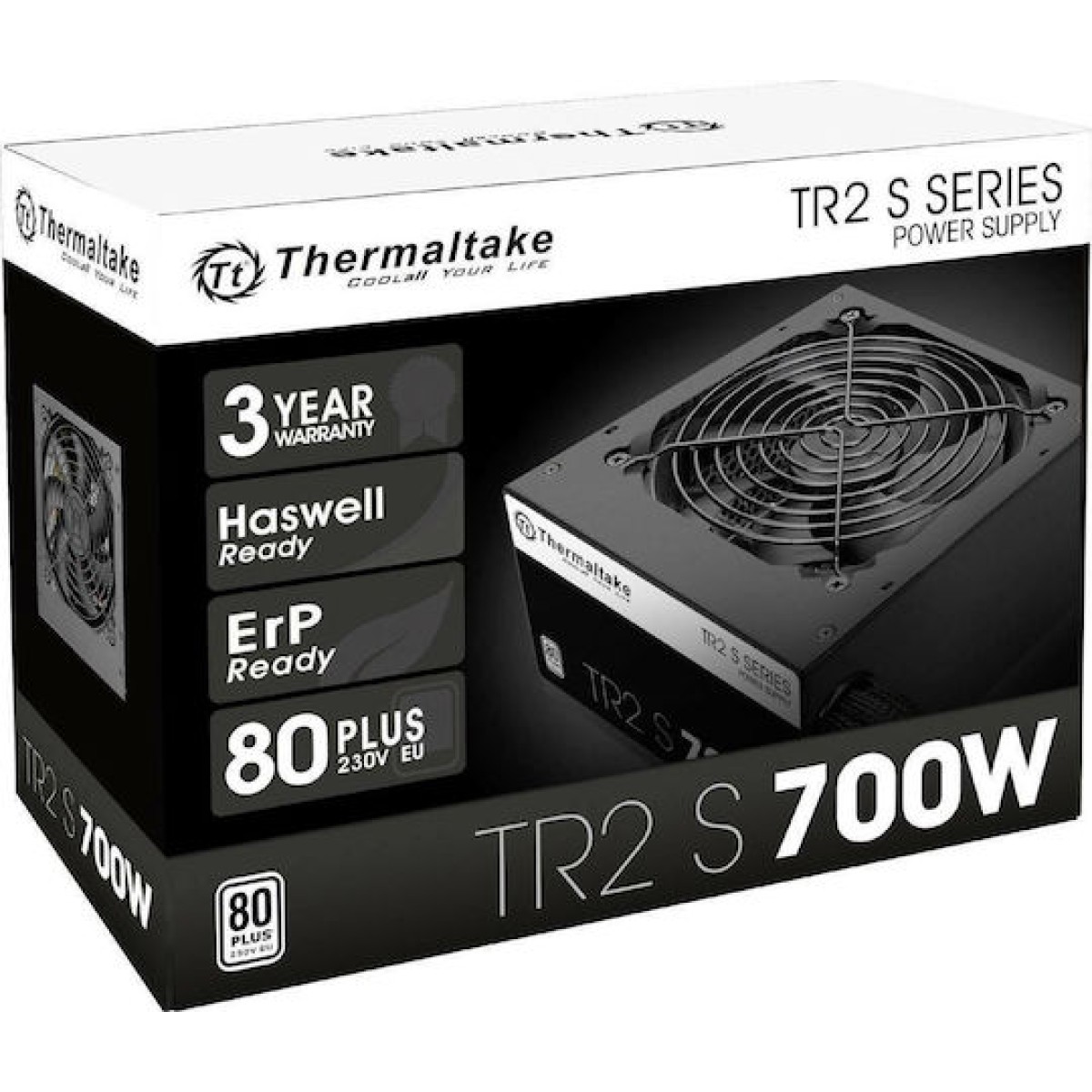 Thermaltake TR2 S 700W Μαύρο Τροφοδοτικό Υπολογιστή Full Wired 80 Plus Standard