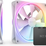 NZXT F140 RGB Duo Case Fan με Σύνδεση 4-Pin PWM 2τμχ Λευκό