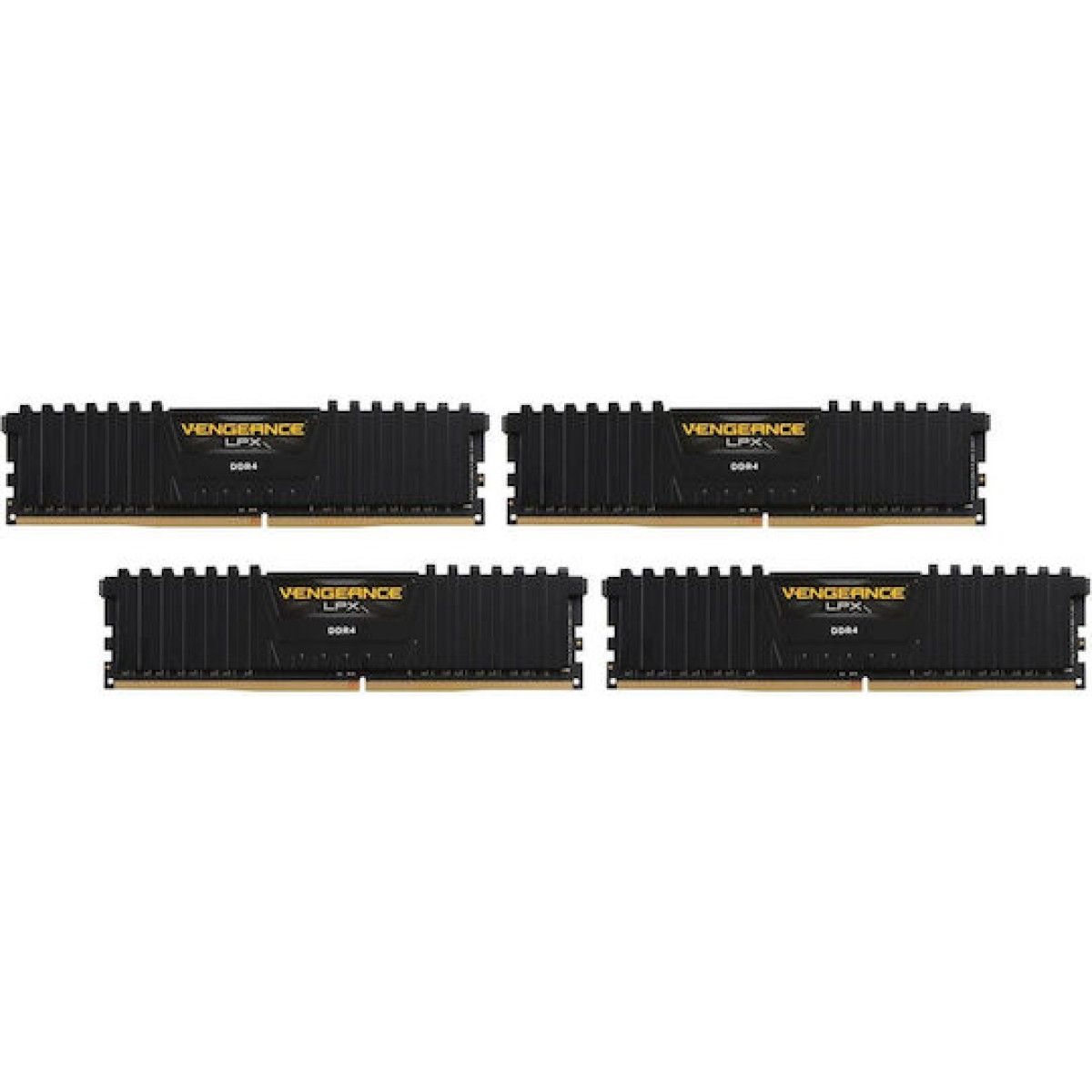Corsair Vengeance LPX DDR4 32GB RAM με 4x8GB Modules και Ταχύτητα 3200 για Desktop