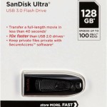 Sandisk Ultra 128GB USB 3.0 Stick Μαύρο