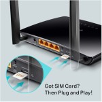 TP-LINK TL-MR6400 v7 Ασύρματο 4G Mobile Router Wi‑Fi 4 με 3 Θύρες Ethernet