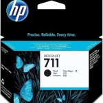 HP 711 Γνήσιο Μελάνι Εκτυπωτή InkJet Μαύρο (CZ133A)