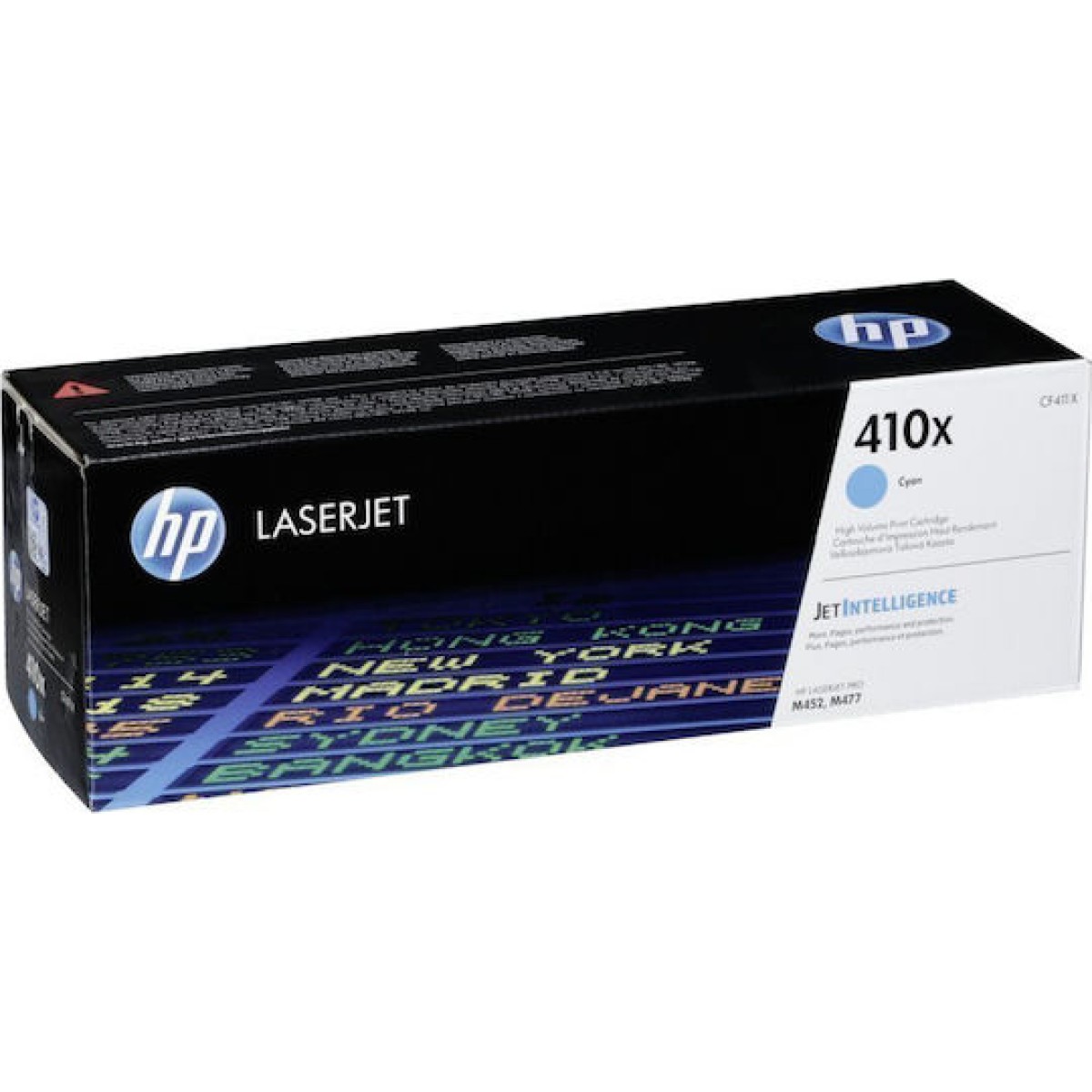 HP 410X Γνήσιο Toner Laser Εκτυπωτή Κυανό High Yield 5000 Σελίδων (CF411X)