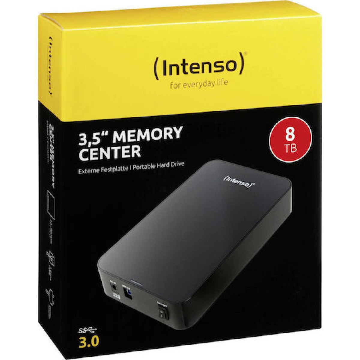Intenso Memory Center USB 3.0 Εξωτερικός HDD 8TB 3.5\