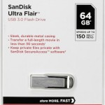 Sandisk Ultra Flair 64GB USB 3.0 Stick Μαύρο
