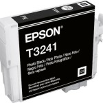 Epson T3241 Γνήσιο Μελάνι Εκτυπωτή InkJet Photo Μαύρο (C13T32414010)