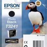 Epson T3241 Γνήσιο Μελάνι Εκτυπωτή InkJet Photo Μαύρο (C13T32414010)