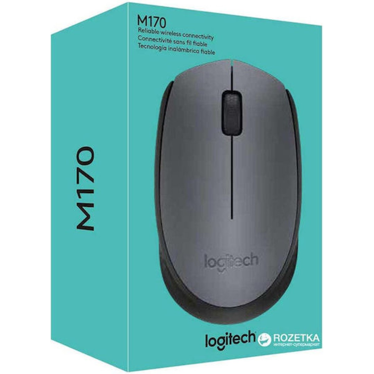 Logitech M170 Ασύρματο Ποντίκι Γκρι