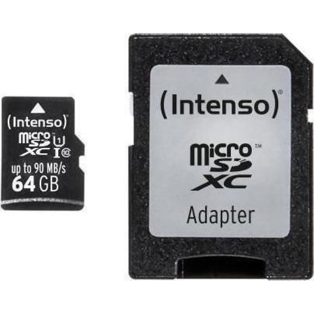 Intenso Professional microSDXC 64GB U1 with Adapter