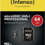 Intenso Professional microSDXC 64GB U1 with Adapter