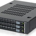 Icy Dock ToughArmor Triple Bay 2.5 Inch SAS/SATA HDD/SSD Mobile Rack For External 3.5 Inch Drive Bay Μαύρο (MB993SK-B)