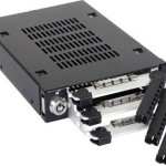 Icy Dock ToughArmor Triple Bay 2.5 Inch SAS/SATA HDD/SSD Mobile Rack For External 3.5 Inch Drive Bay Μαύρο (MB993SK-B)