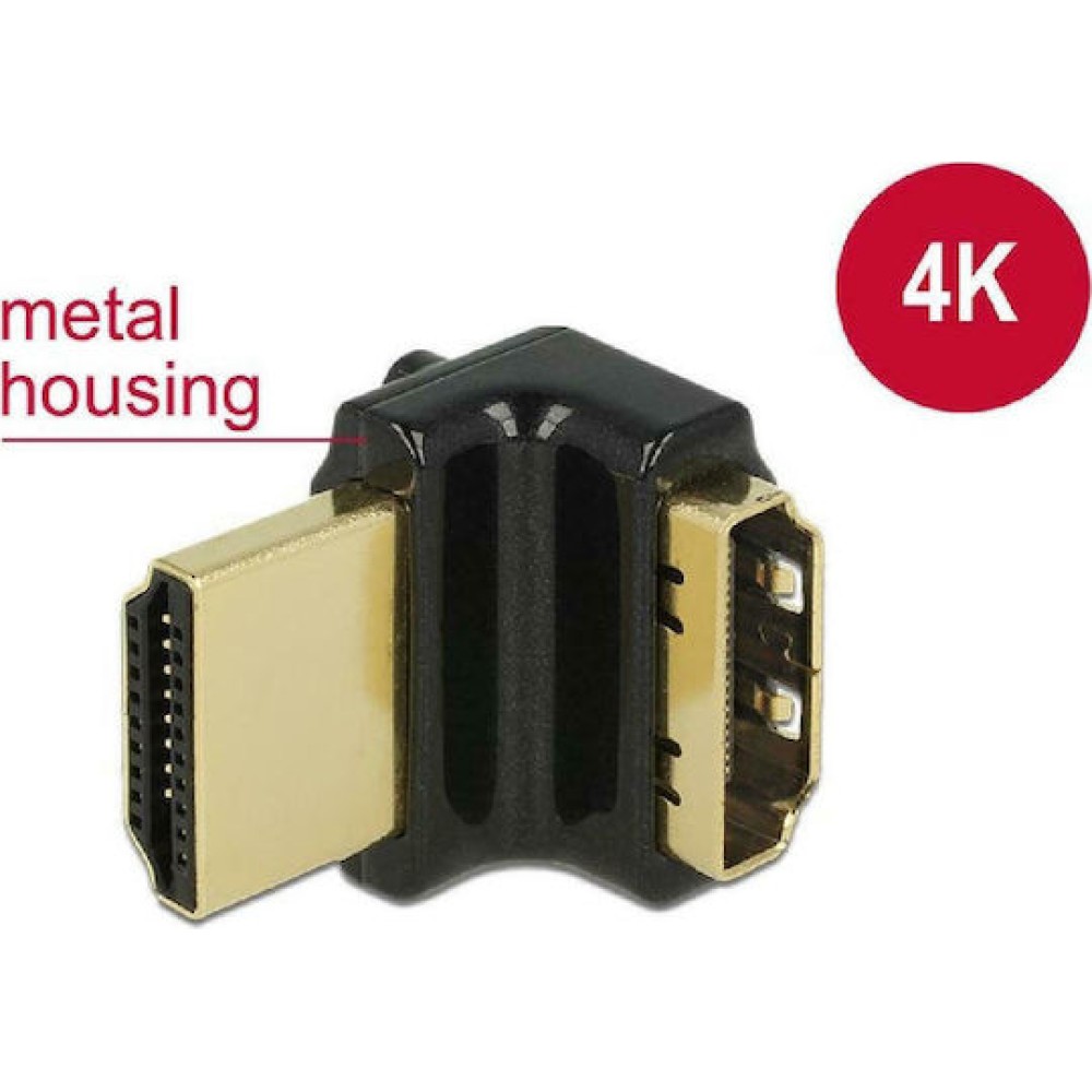 DeLock Μετατροπέας HDMI male σε HDMI female 1τμχ 65663