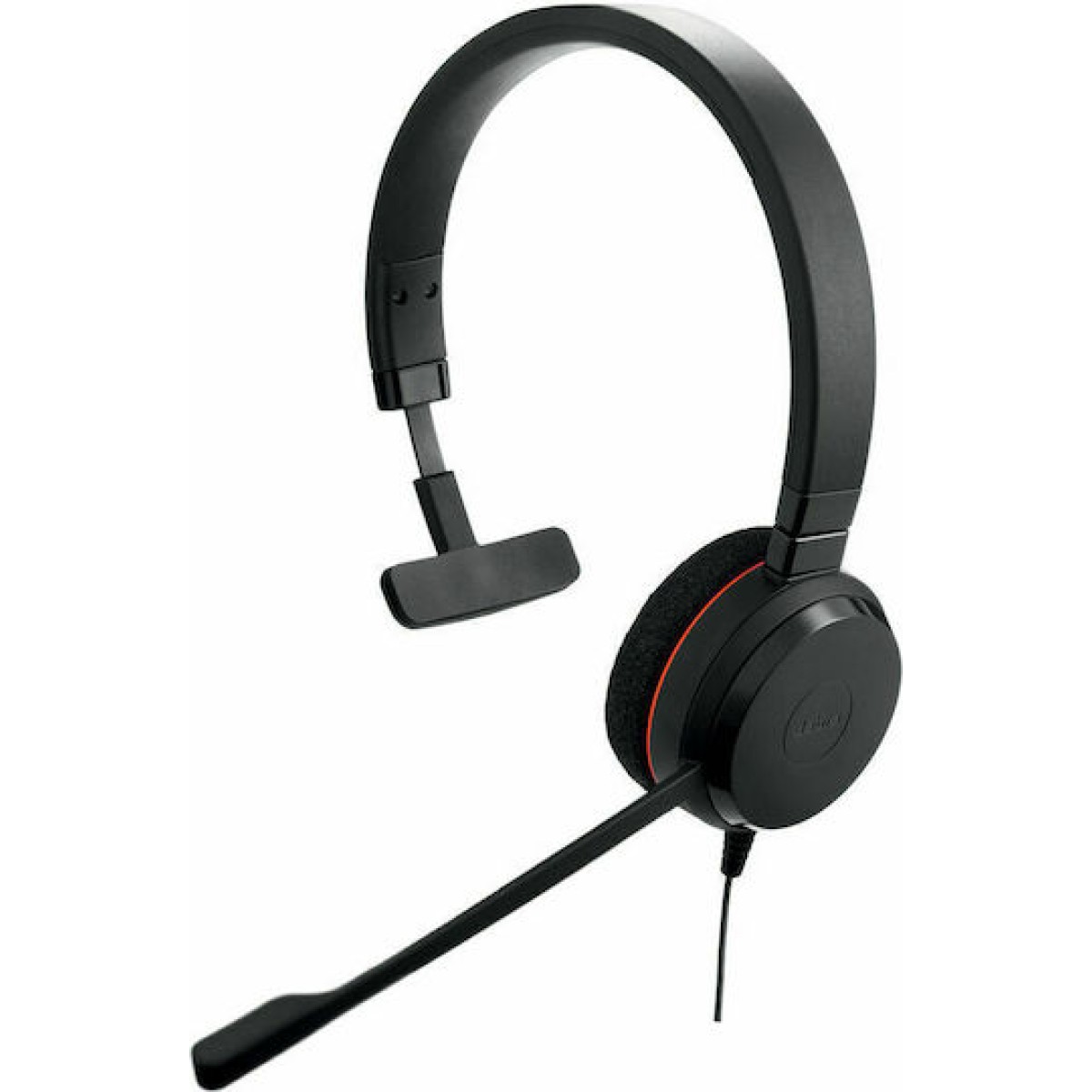 Jabra Evolve 20 MS Mono On Ear Multimedia Ακουστικά με μικροφωνο και σύνδεση USB-A
