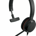 Jabra Evolve 20 MS Mono On Ear Multimedia Ακουστικά με μικροφωνο και σύνδεση USB-A