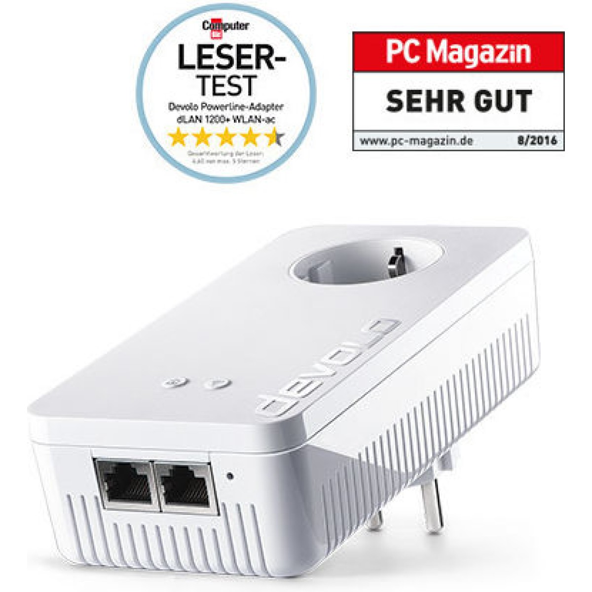 Devolo Repeater AC. (DE) WiFi Extender Dual Band (2.4 & 5GHz) 1200Mbps