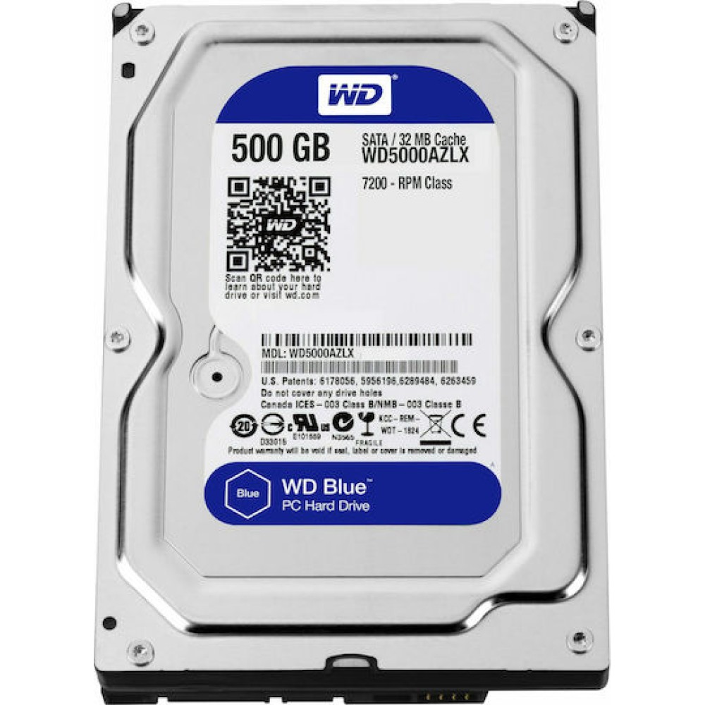 Western Digital Blue 500GB HDD Σκληρός Δίσκος 3.5