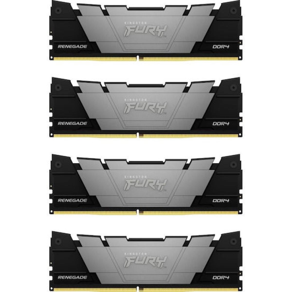 Kingston Fury Renegade DDR4 64GB RAM με 4x16GB Modules και Ταχύτητα 3600 για Desktop