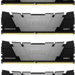 Kingston Fury Renegade DDR4 64GB RAM με 4x16GB Modules και Ταχύτητα 3600 για Desktop