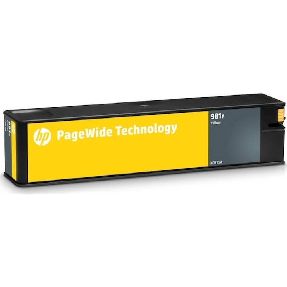 HP 981Υ Γνήσιο Μελάνι Εκτυπωτή InkJet Κίτρινο (L0R15A)