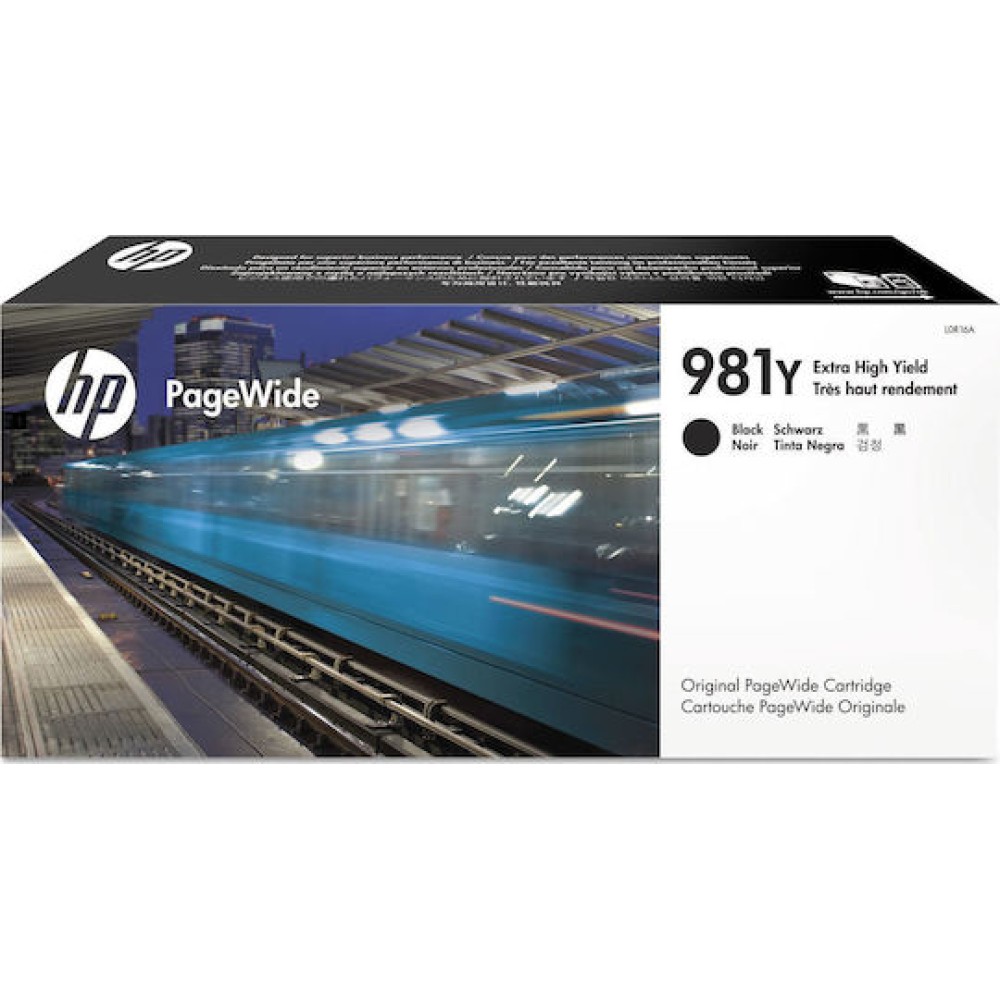 HP 981Υ Γνήσιο Μελάνι Εκτυπωτή InkJet Μαύρο (L0R16A)