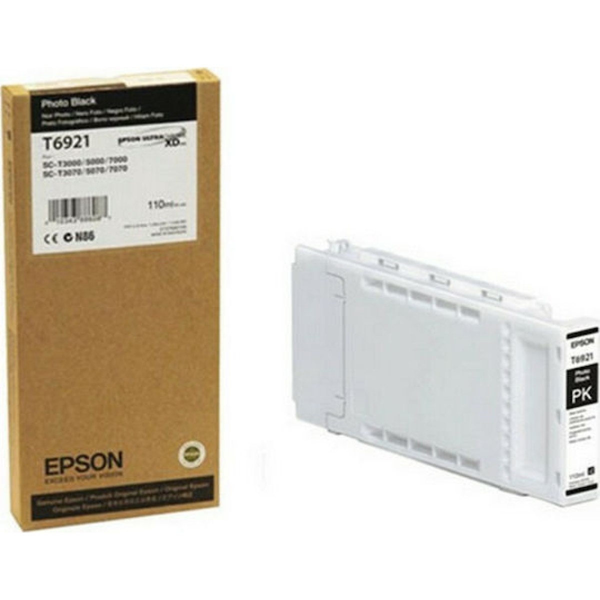 Epson T6921 Γνήσιο Μελάνι Εκτυπωτή InkJet Photo Μαύρο (C13T692100)