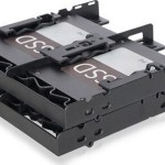 Icy Dock Flex-Fit Quattro Quattro 4x 2.5 Inch HDD/SSD Bracket for External 5.25 Inch Bay Μαύρο (MB344SP)