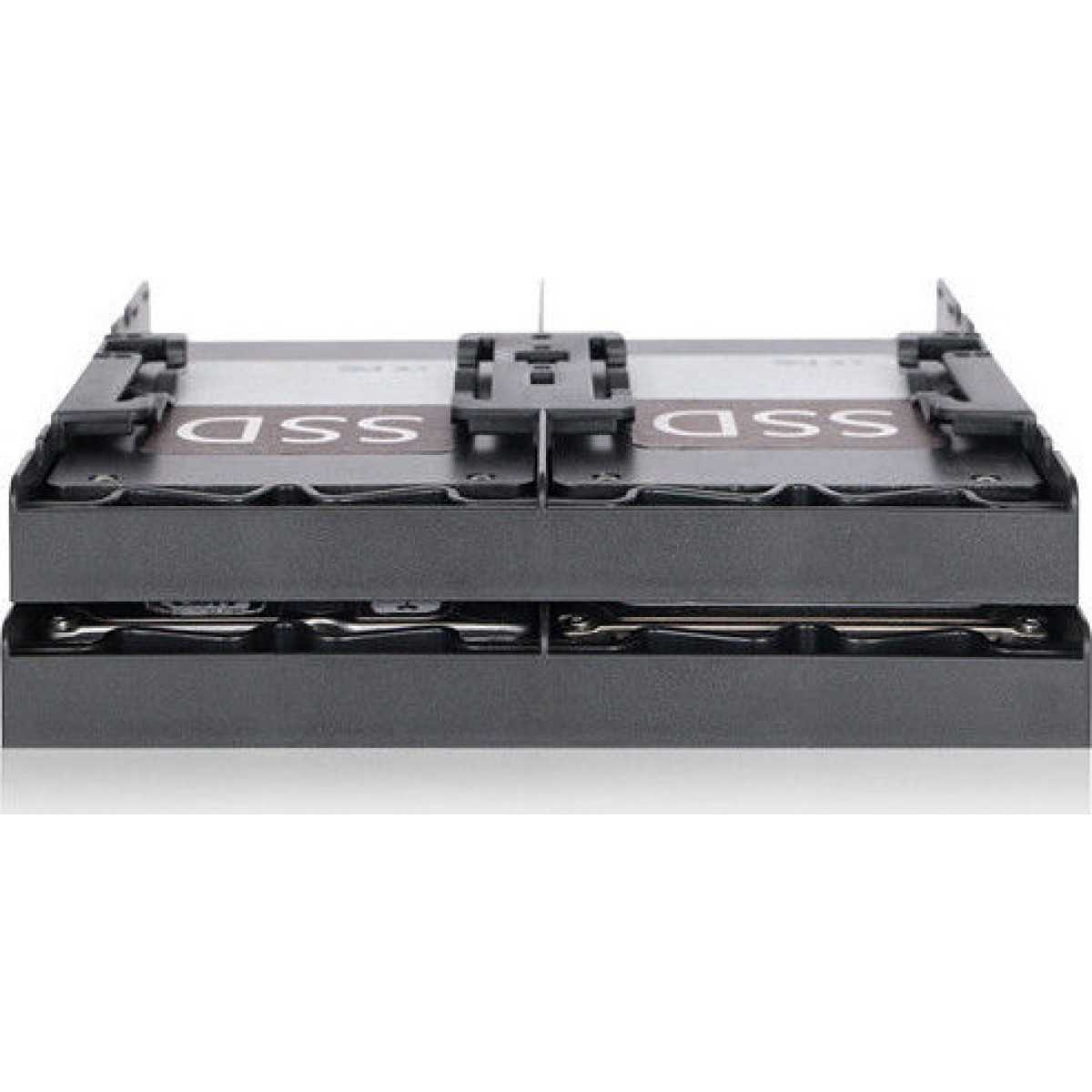 Icy Dock Flex-Fit Quattro Quattro 4x 2.5 Inch HDD/SSD Bracket for External 5.25 Inch Bay Μαύρο (MB344SP)